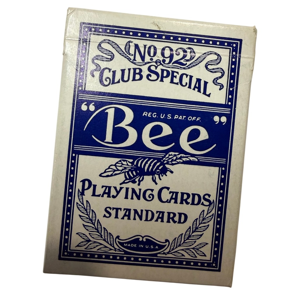 Vintage Bee No 92 Club Special Playing Cards